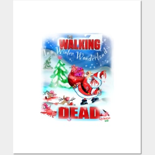 the Walking in a Winter Wonderland Dead Posters and Art